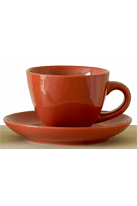 فنجان و نعلبکی سرامیکی هرمس